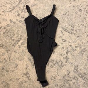 Black Urban Outfitters Bodysuit